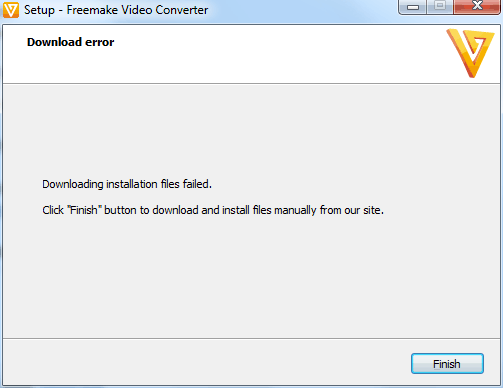 freemake download error