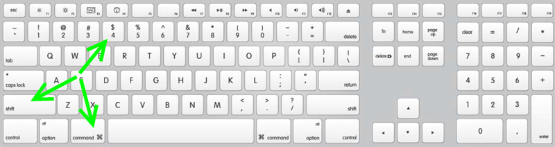 key for screenshot on a mac