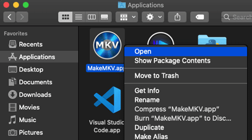 how to use makemkv with blu ray video directory