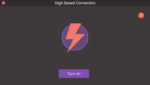 high speed conversion mode