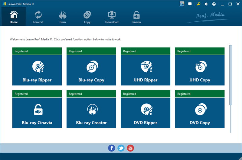 Leawo Prof. Media UI PC