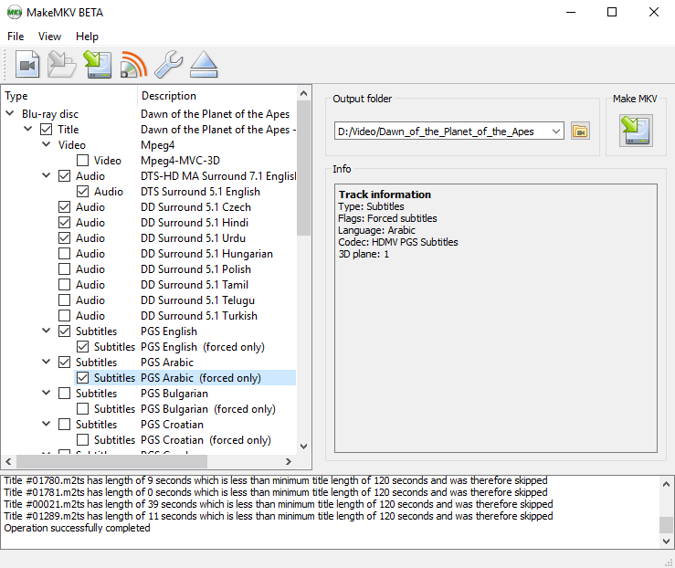 makemkv blu ray subtitles