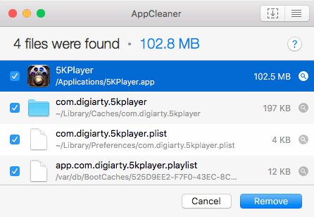 uninstall 5kplayer mac