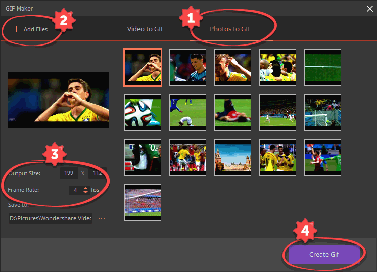 convert 2018 world cup photos to gif