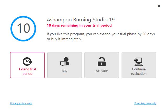 rate review specs ashampoo burning studio 19