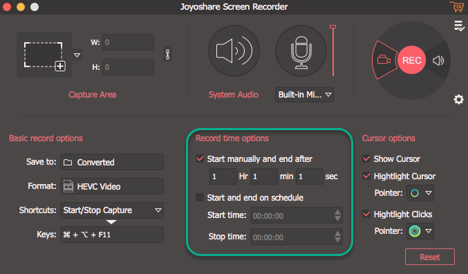 joyoshare screen recorder free download