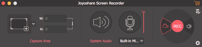 Joyoshare Screen Recorder UI Mac