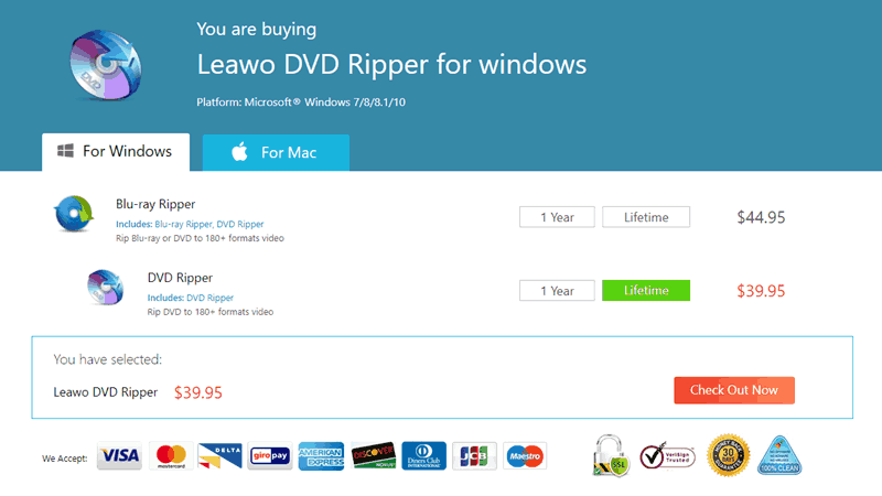 Leawo DVD Ripper Pricing
