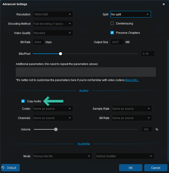 DVDFab Copy Audio