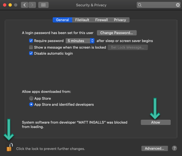 Allow Soundflower from Loading