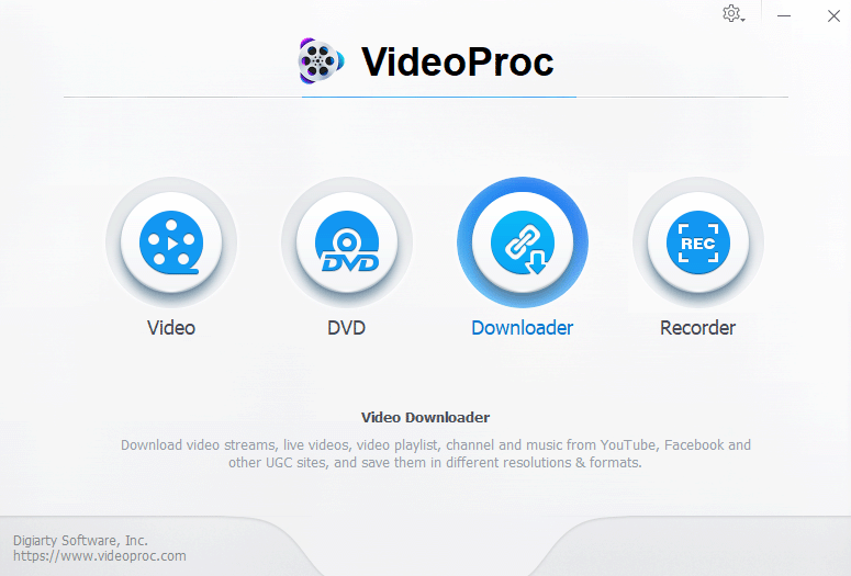 VideoProc 60FPS YouTube Video Downloader