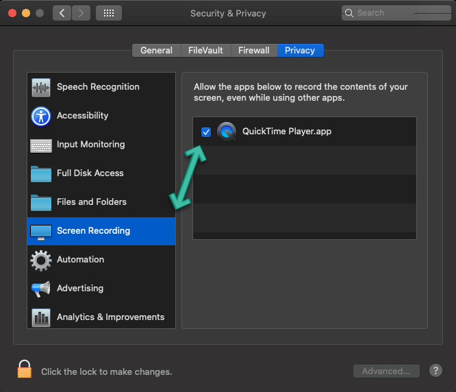 mac screen recording with audio macos sierra