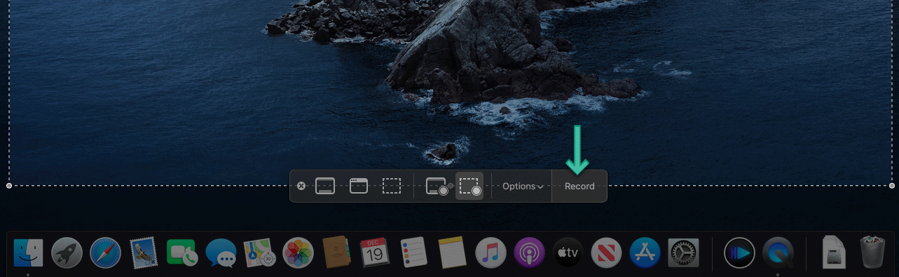 how to record screen on macos high sierra