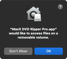MacX DVD Ripper Pro Access DVD Drive
